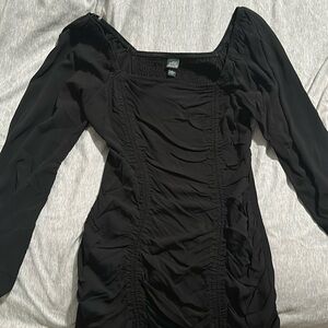 Wild Fable long-sleeved black dress in size Small
